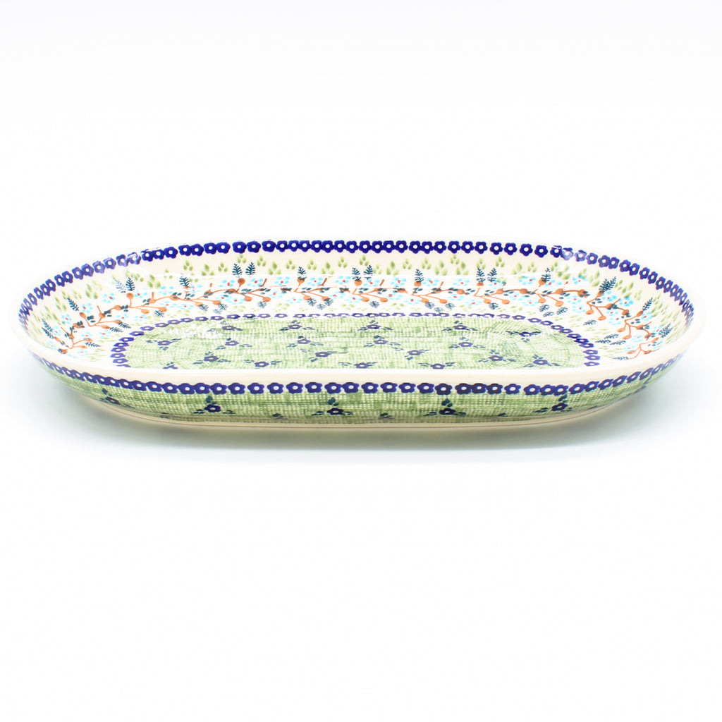 Md Oval Platter in Spring Garden