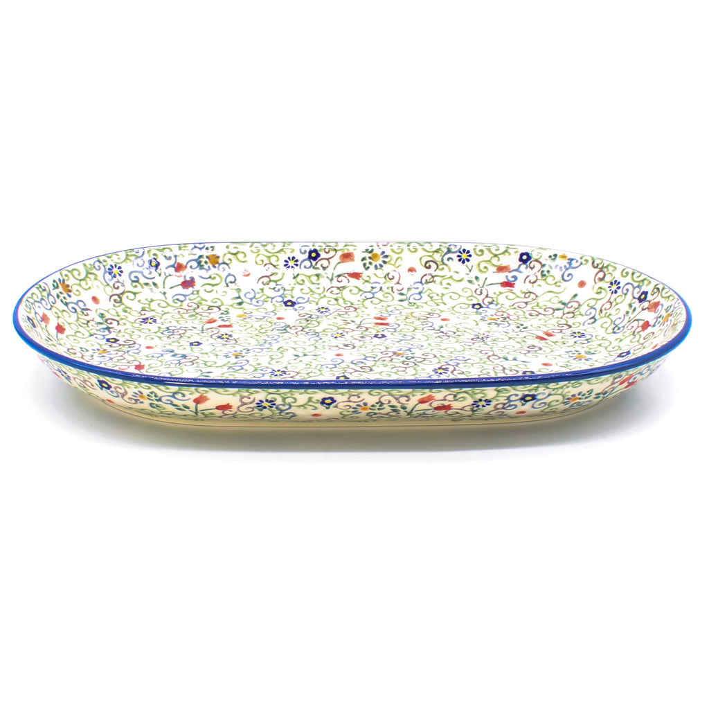 Md Oval Platter in Early Spring