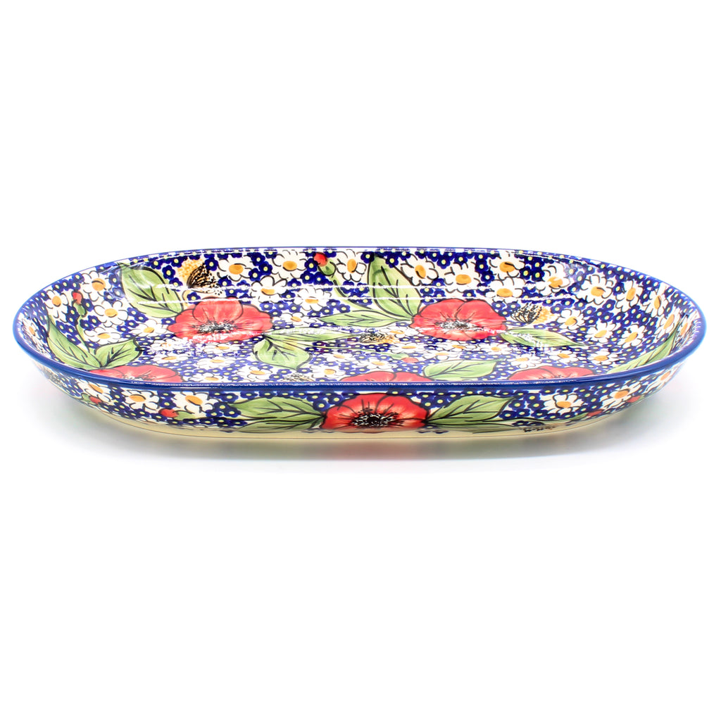 Md Oval Platter in Endless Garden