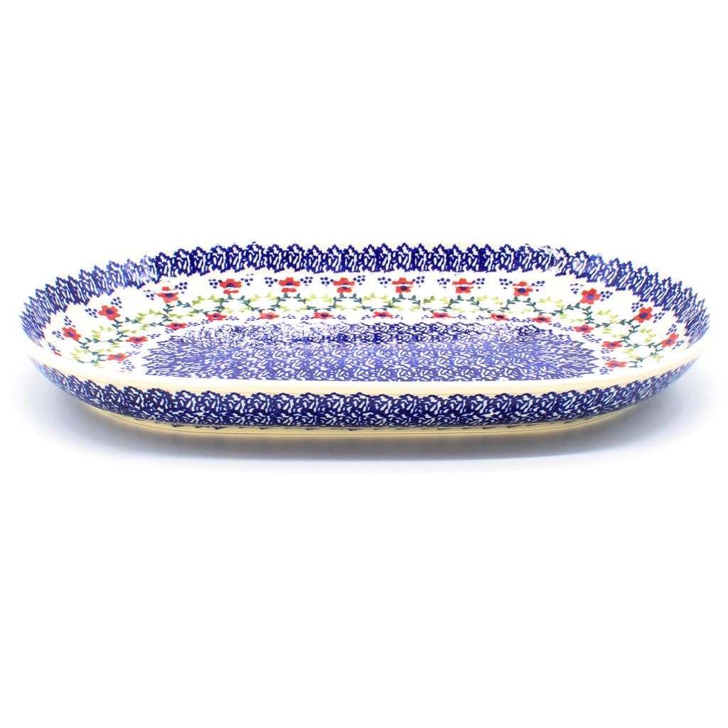 Md Oval Platter in Lattice