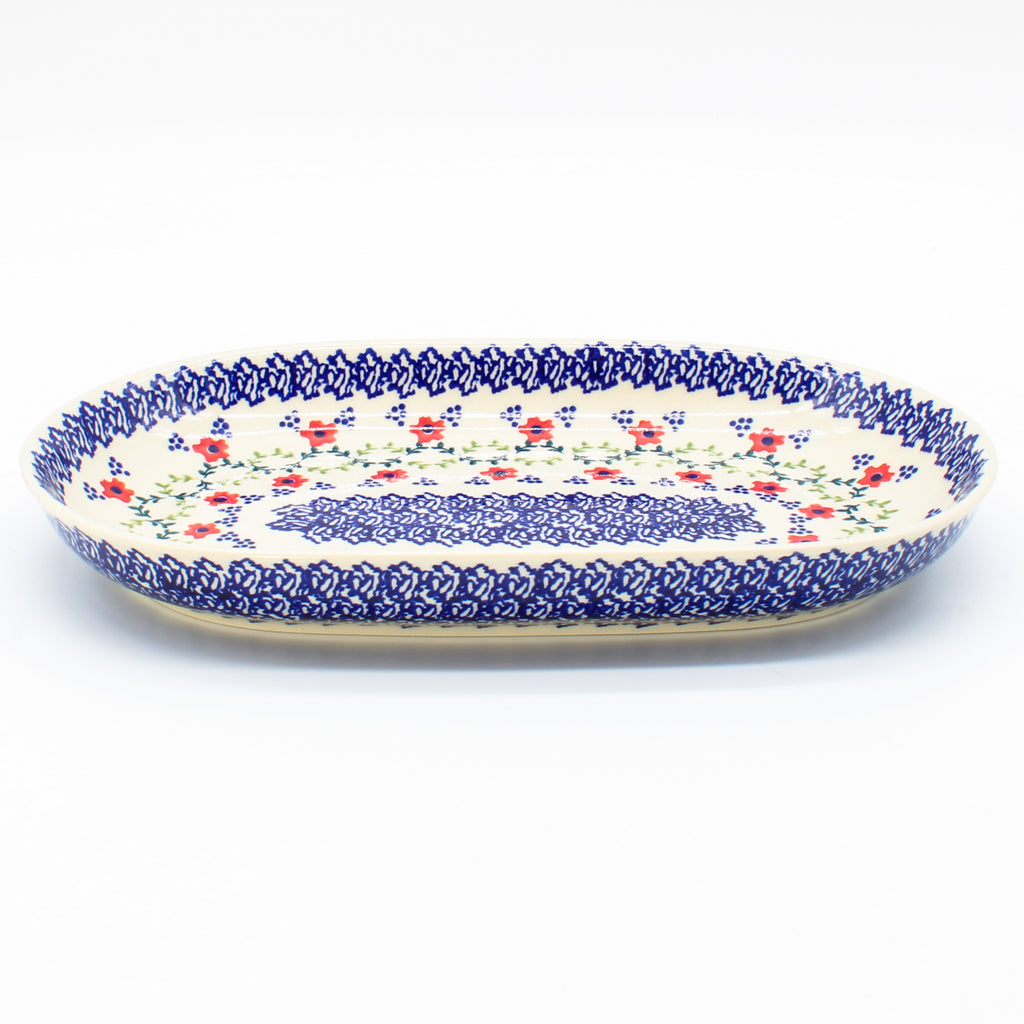 Sm Oval Platter in Lattice