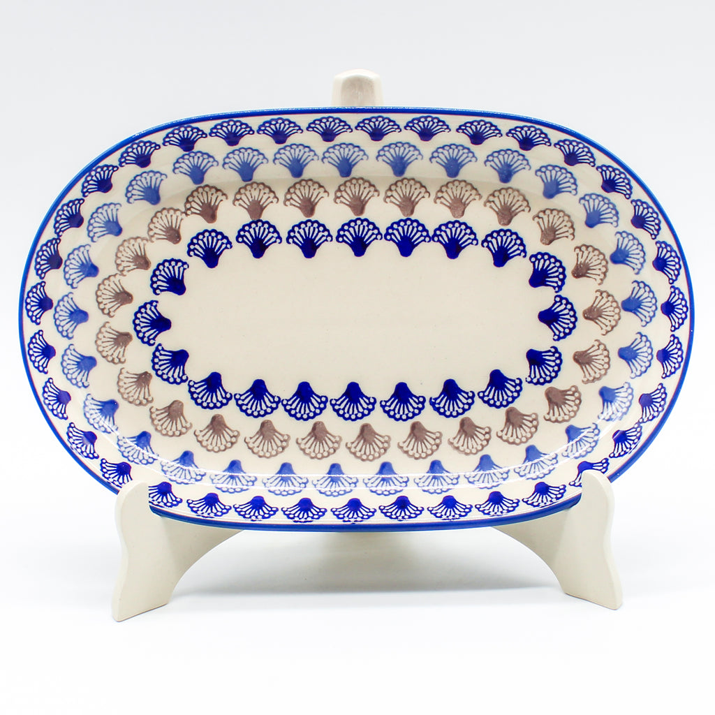 Sm Oval Platter in Seashells