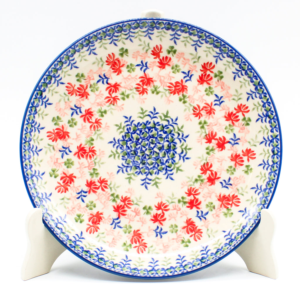 Luncheon Plate in Coral Thistle