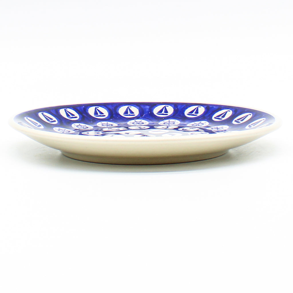 Bread & Butter Plate in Nautical Blue