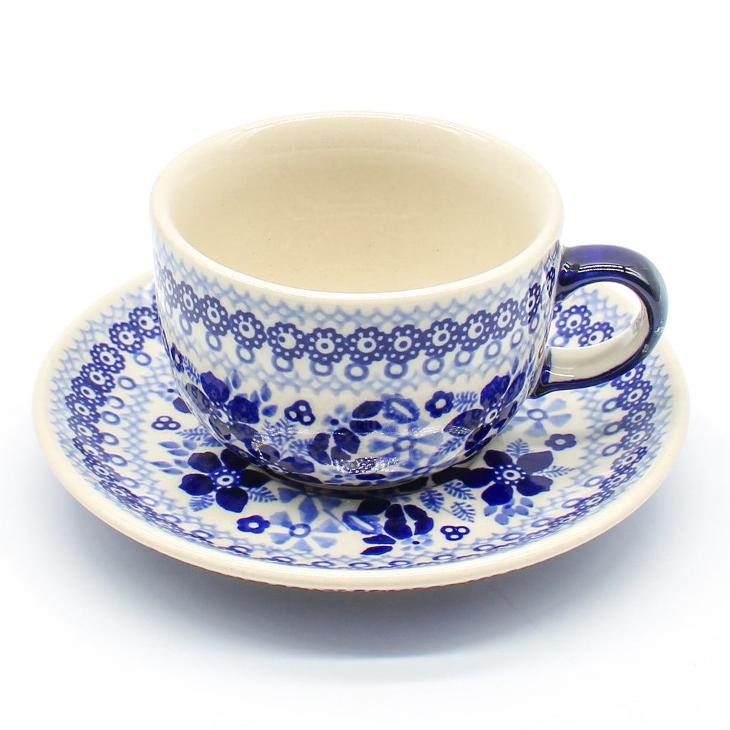 Cappuccino Cup w/Saucer 6.5 oz in Afternoon Wedding