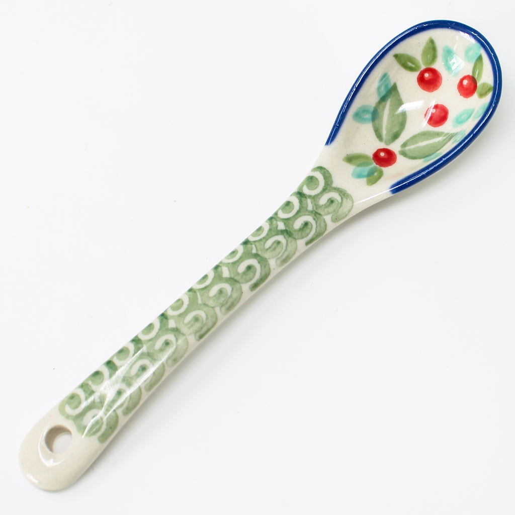 Sugar Spoon in Poinsettia
