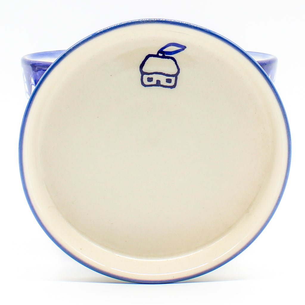 Md Flower Pot w/Plate in Winter
