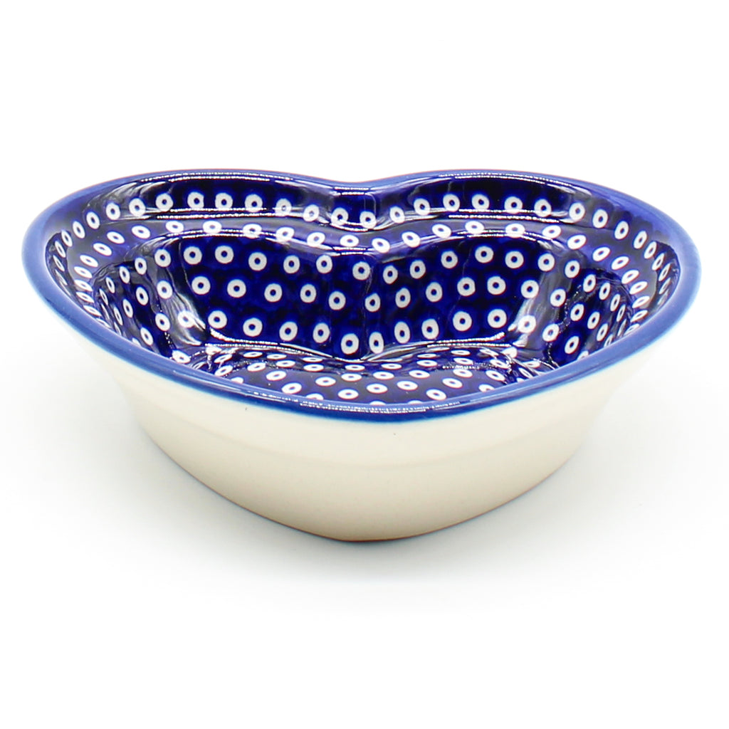 Sm Hanging Heart Dish in Blue Elegance