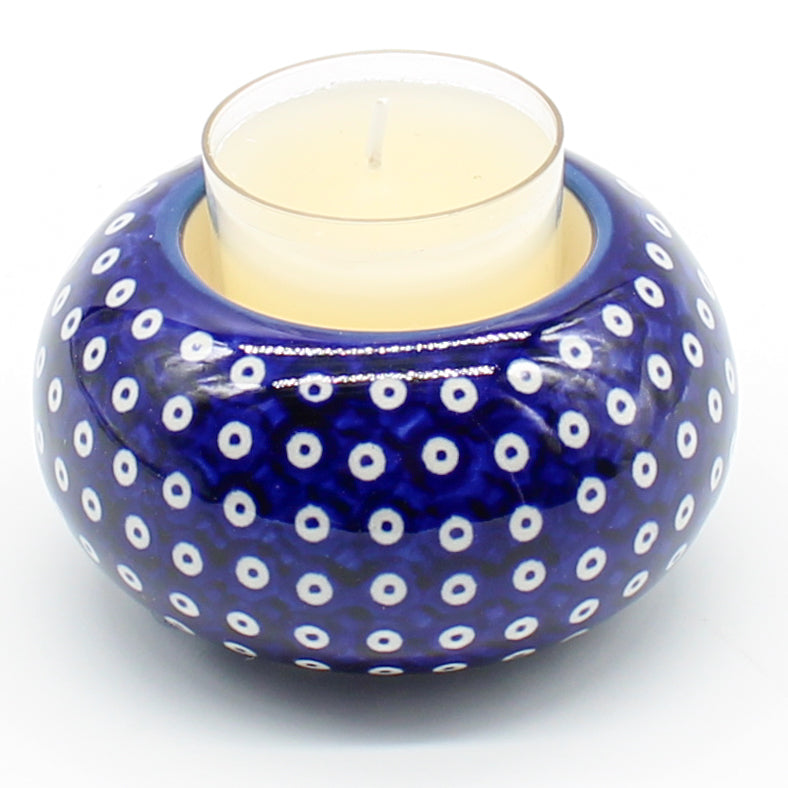 Votive Candle Holder in Blue Elegance