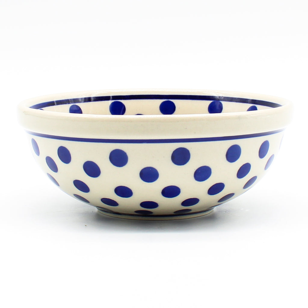Dessert Bowl 12 oz in Blue Polka-Dot