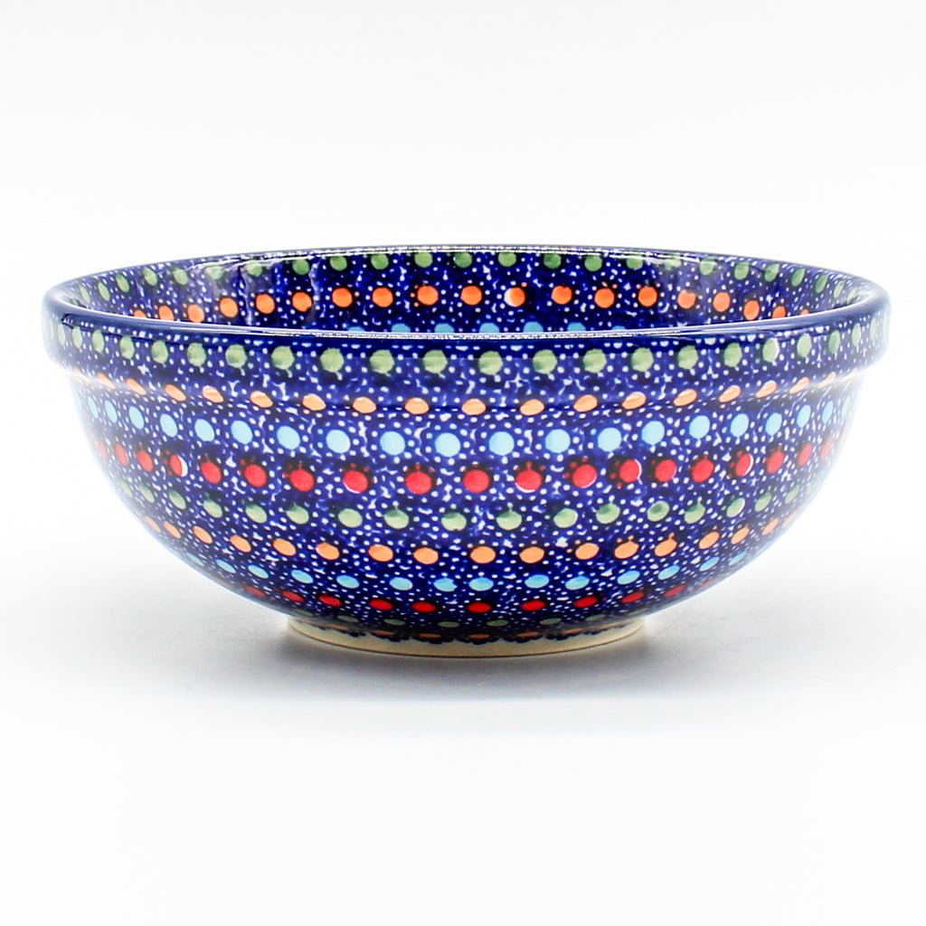 Dessert Bowl 12 oz in Multi-Colored Dots