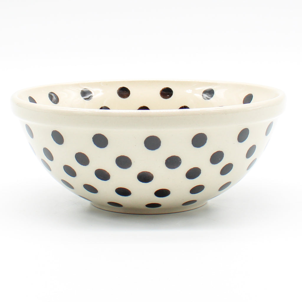 New Soup Bowl 20 oz in Black Polka-Dot
