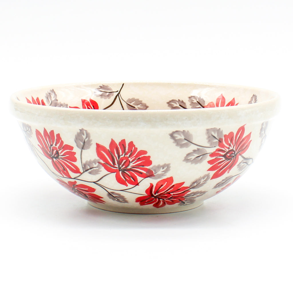 New Soup Bowl 20 oz in Red & Gray
