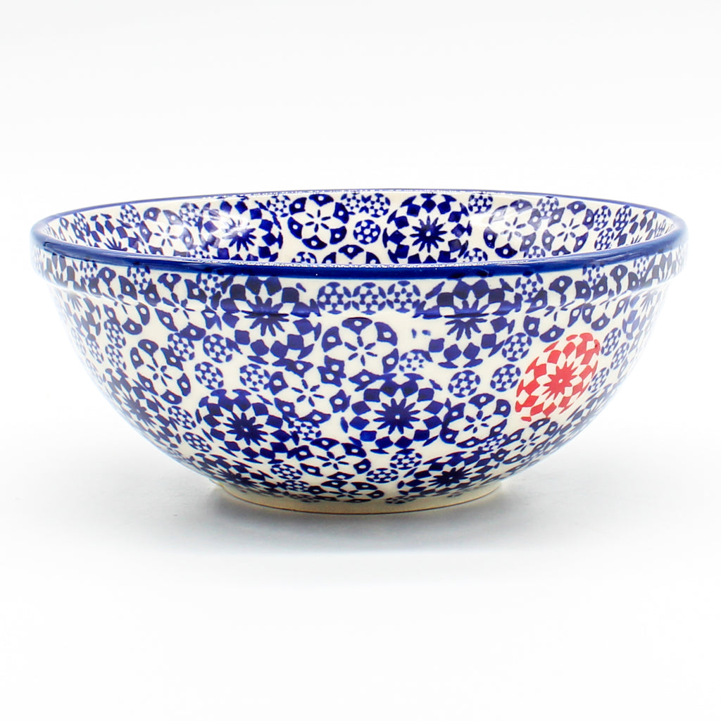 New Soup Bowl 20 oz in Red Snowflake