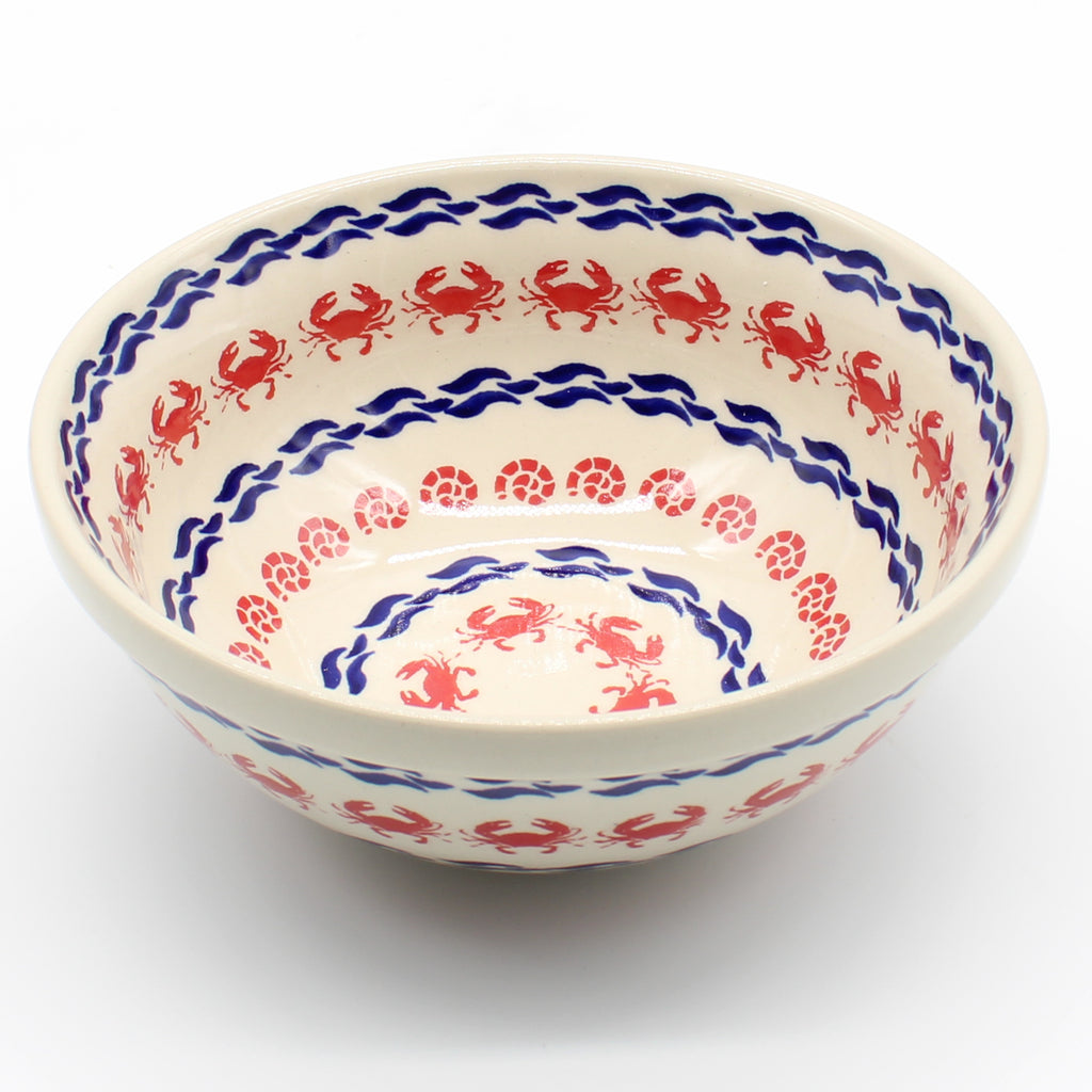 New Soup Bowl 20 oz in Red Crab