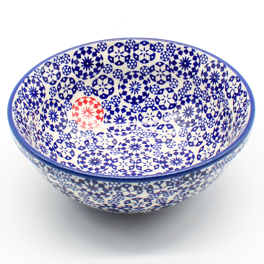 New Soup Bowl 20 oz in Red Snowflake