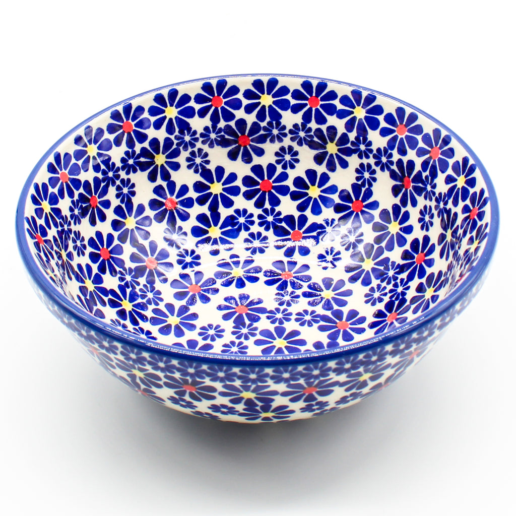 New Soup Bowl 20 oz in Flowers on White