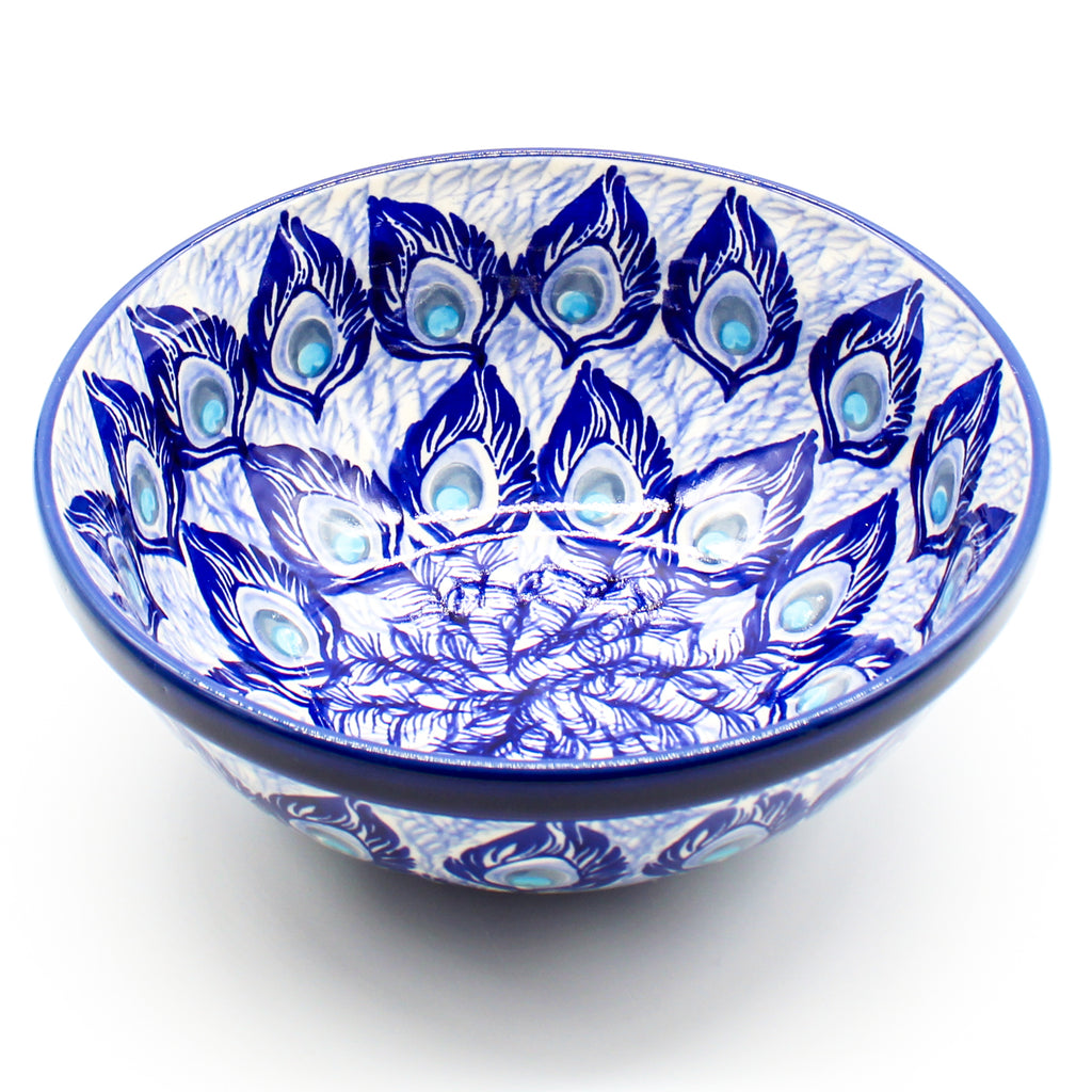 New Soup Bowl 20 oz in Peacock Glory