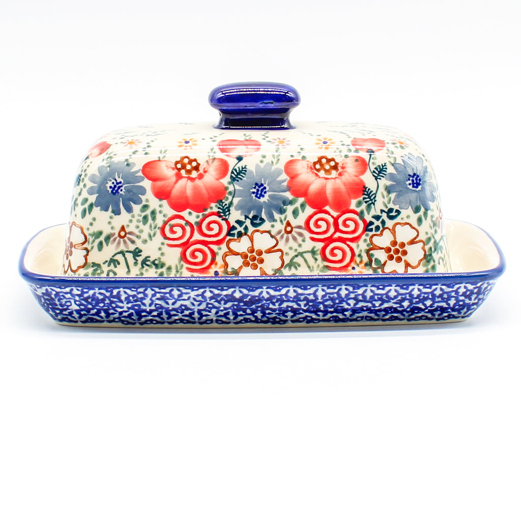 Butter Dish in Perennial Garden