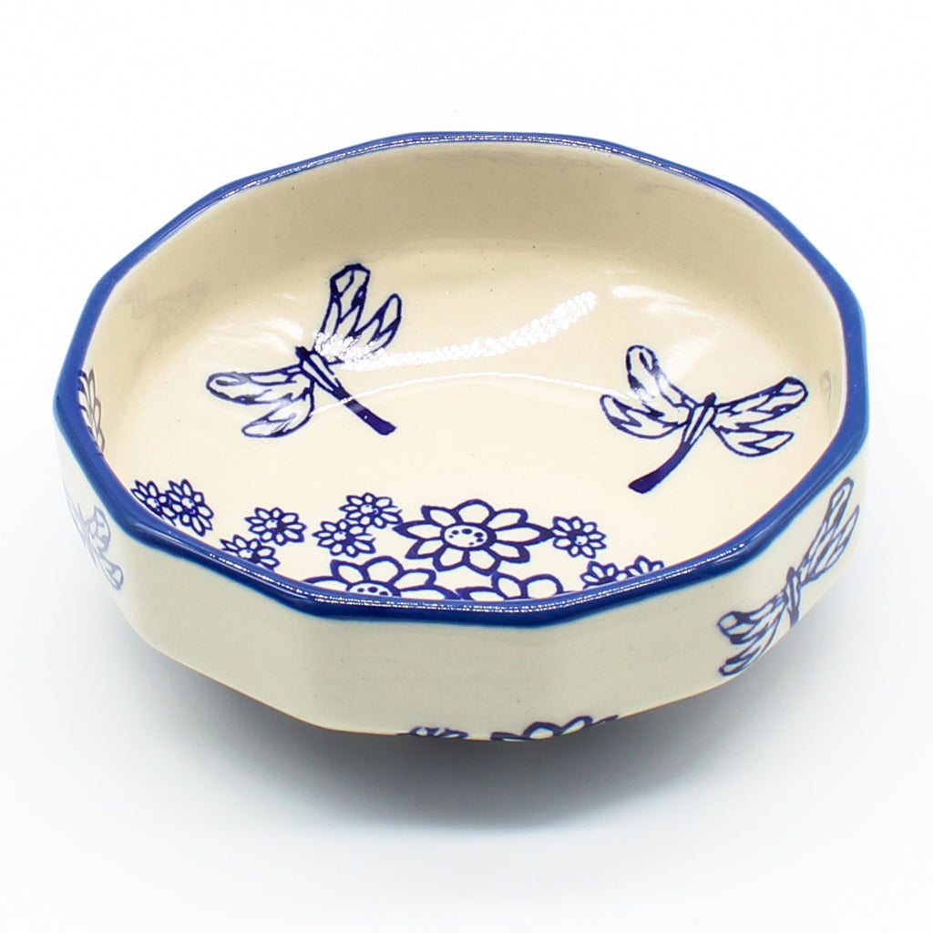 Shallow Little Bowl 8 oz in Dragonfly