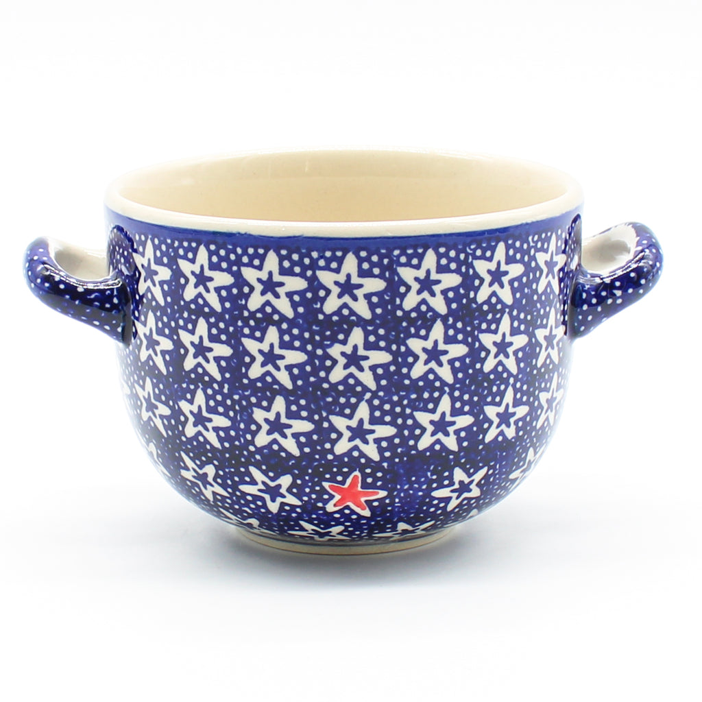 Bouillon Cup 16 oz in Red Starfish