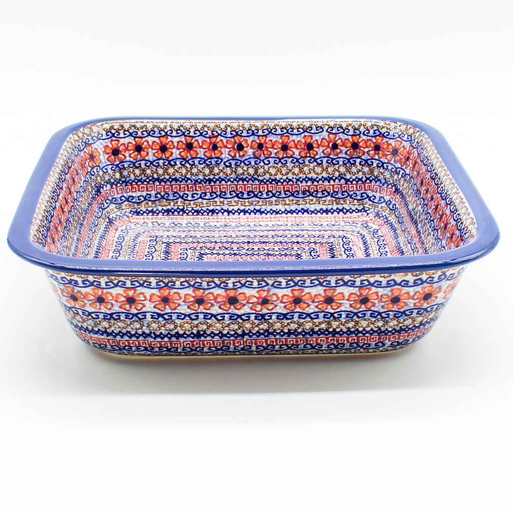 Deep Square Baker in Earth Tones