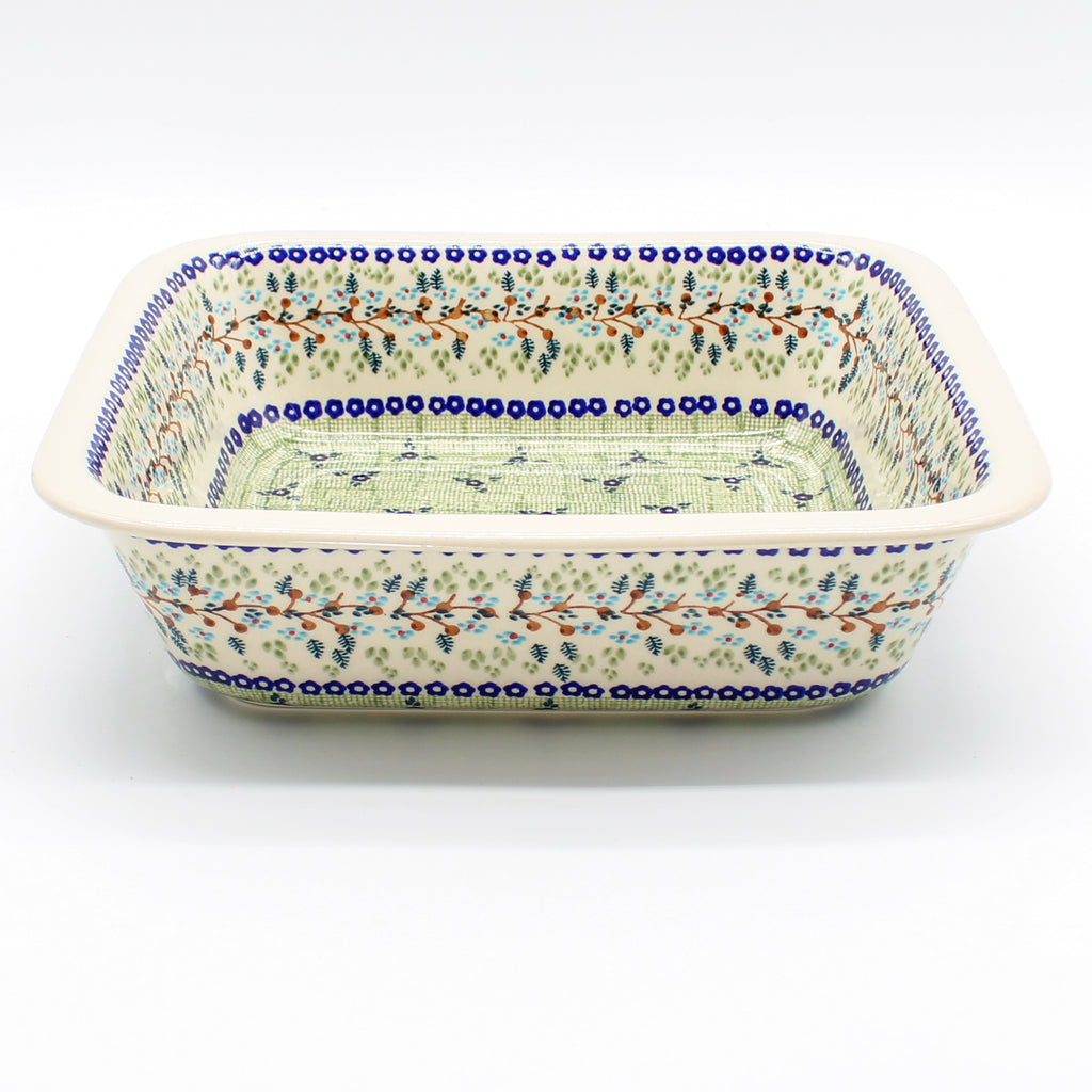 Deep Square Baker in Spring Garden