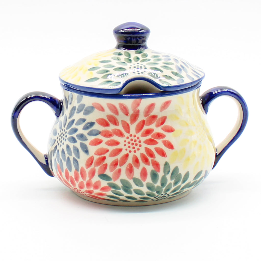 Family Style Sugar Bowl 14 oz in Pastel Burst