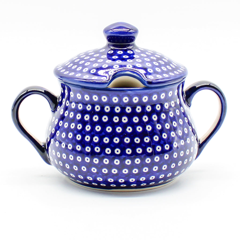 Family Style Sugar Bowl 14 oz in Blue Elegance