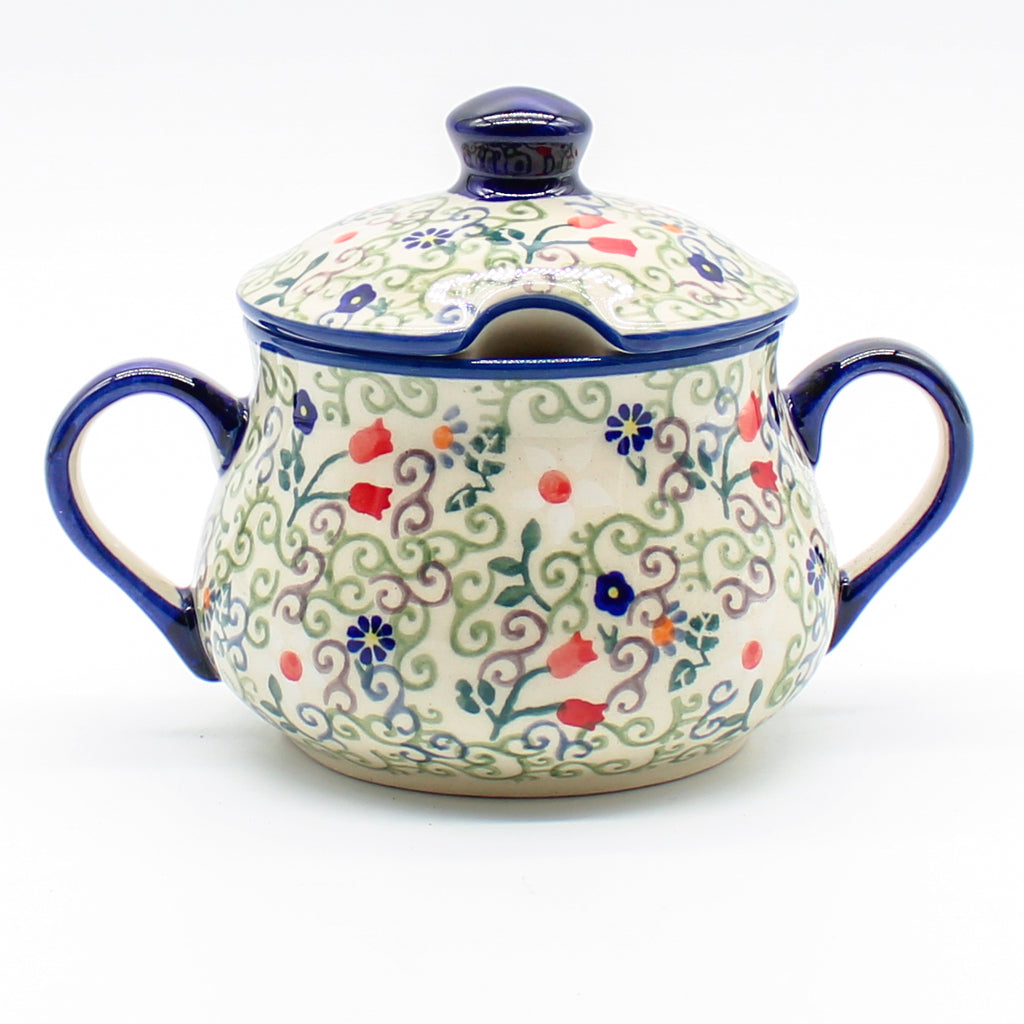 Family Style Sugar Bowl 14 oz in Early Spring