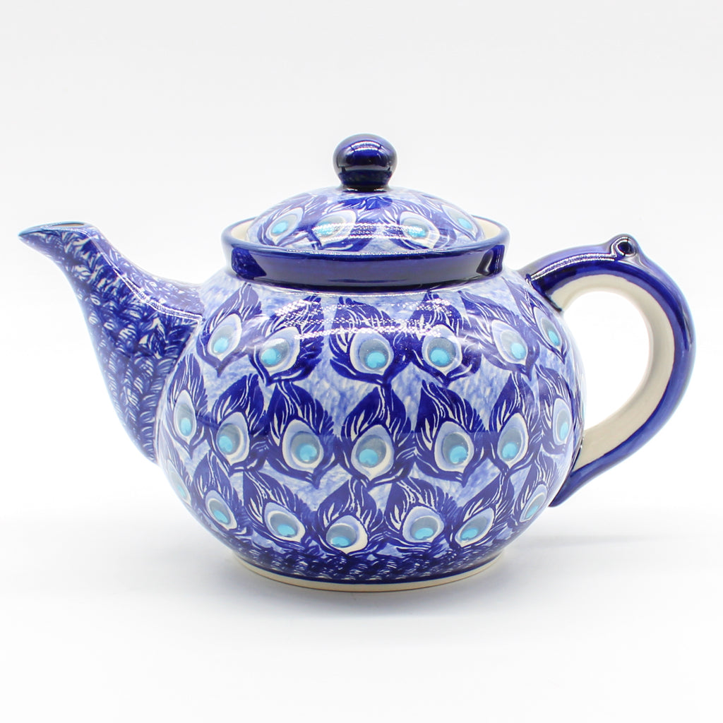 Afternoon Teapot 1.5 qt in Peacock Glory