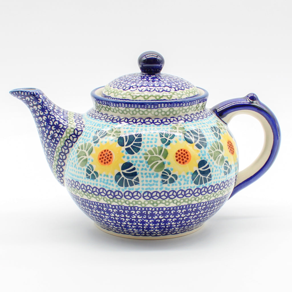 Afternoon Teapot 1.5 qt in Ukrainian Sunflower