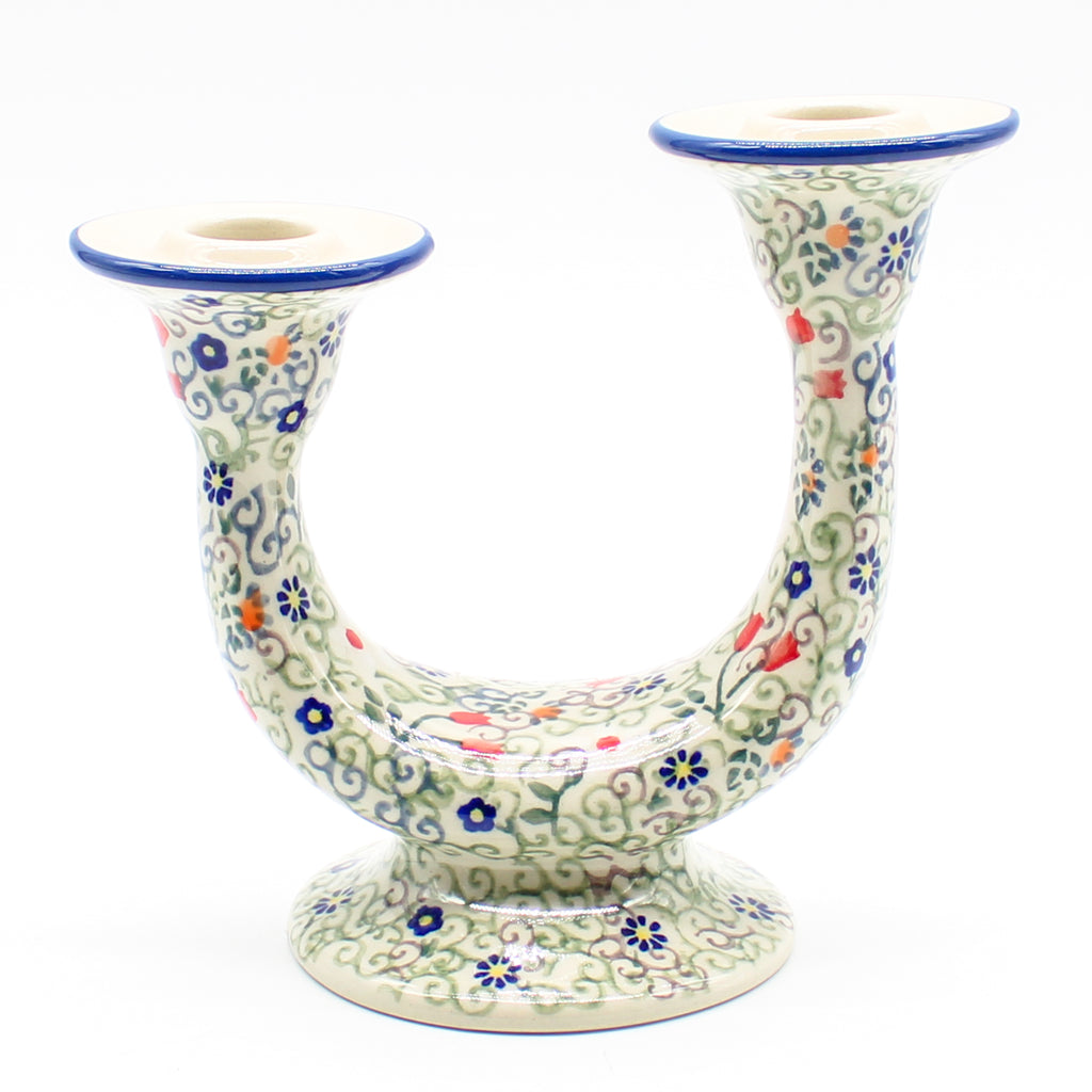 Double Candle Holder in Early Spring