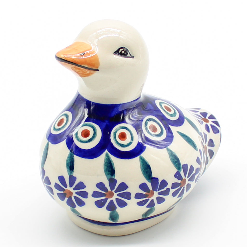 Lg Duck-Miniature in Peacock