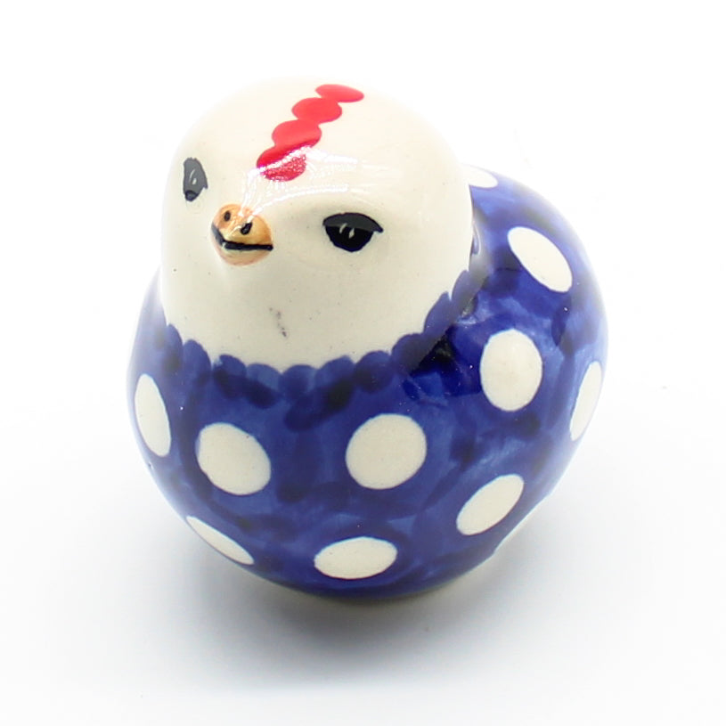 Chick-Miniature in White Polka-Dot