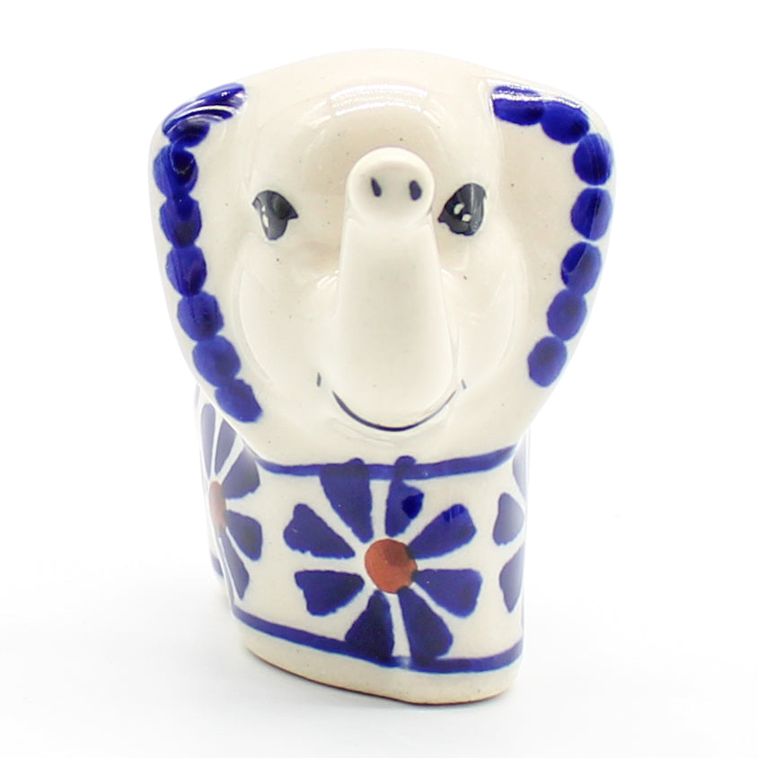 Boy Elephant-Miniature in Peacock