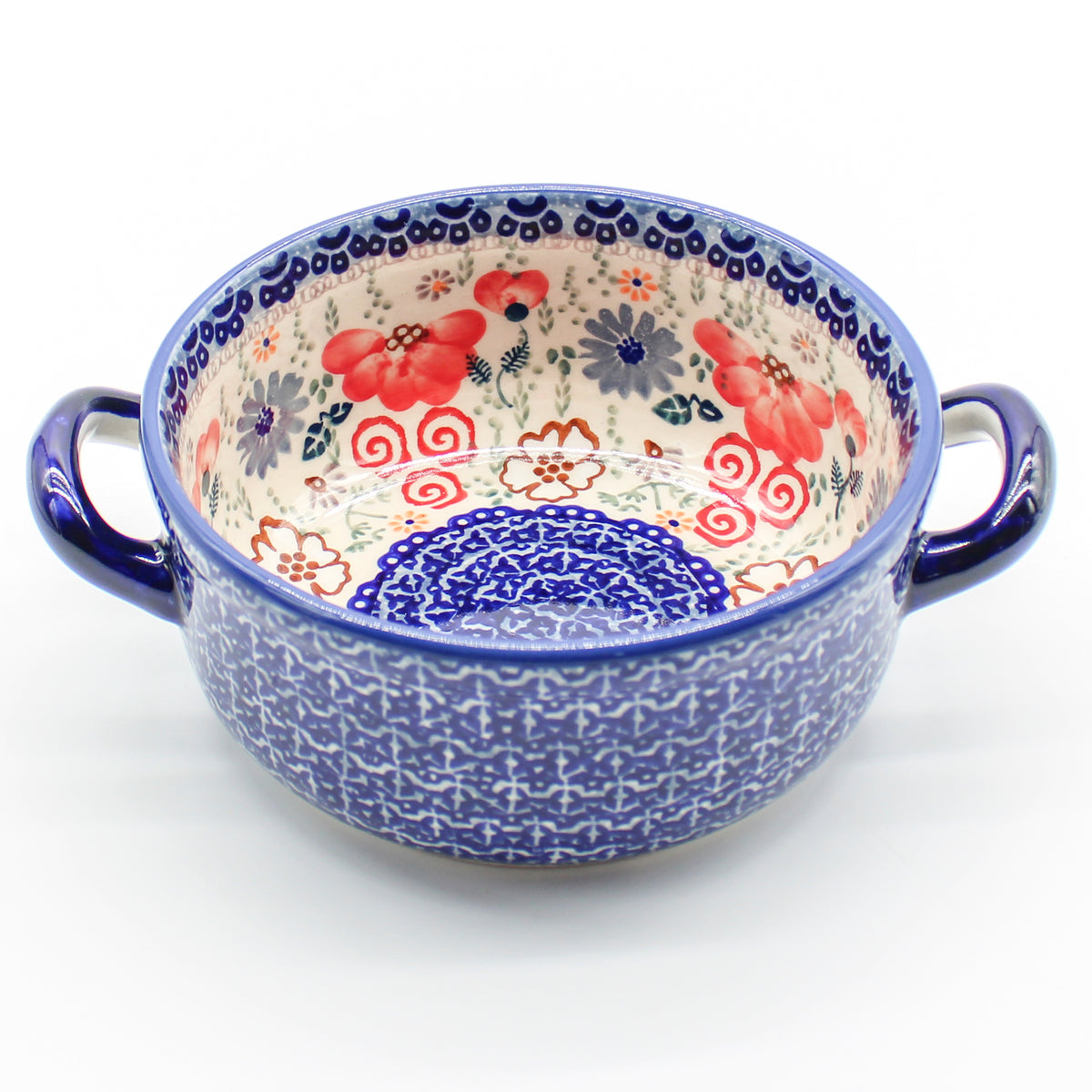 Sm Round Baker w/Handles in Perennial Garden – Janelle Imports