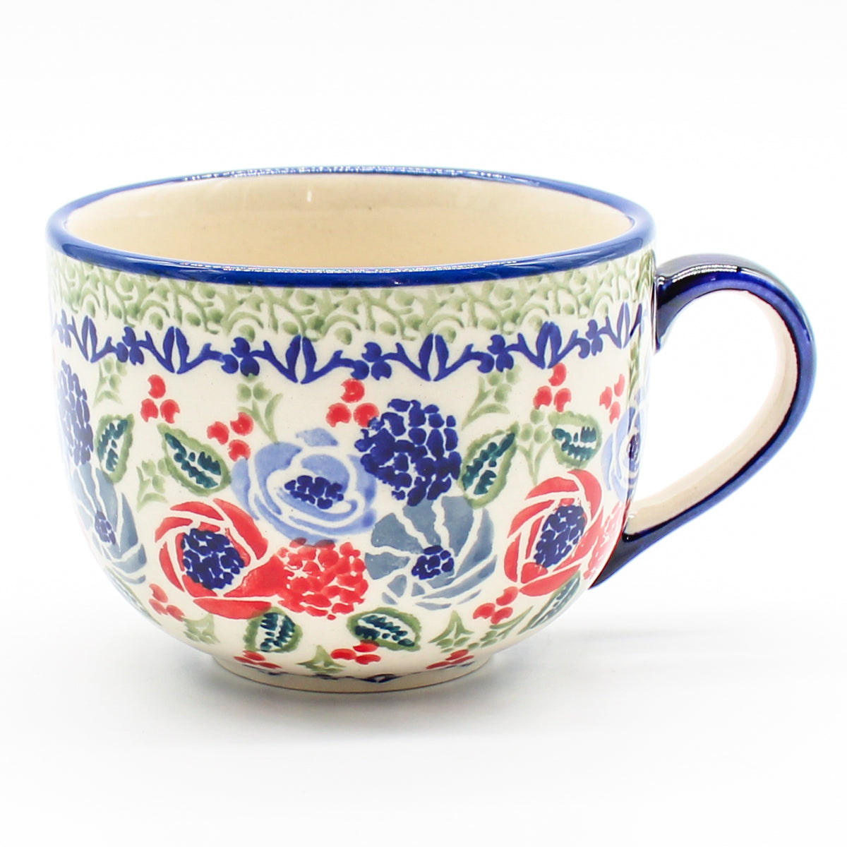 Latte Cup 16 oz in Grandma's Garden