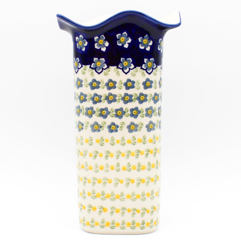 Fluted Vase in Periwinkle
