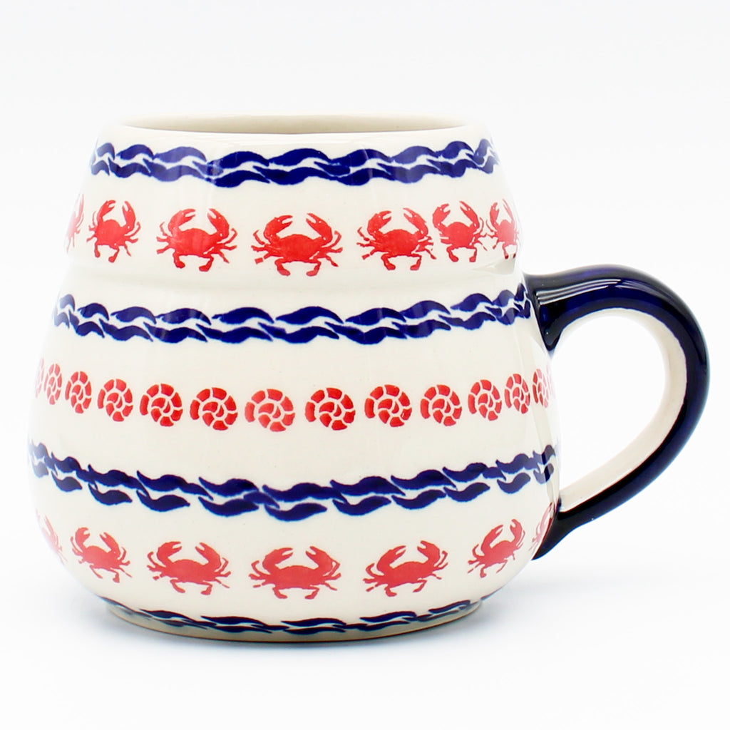 Small Beer Stein 24 oz in Red Crab