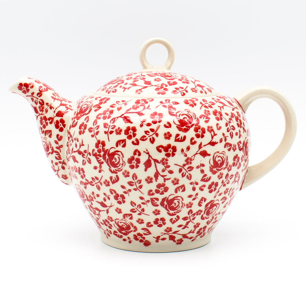 Victorian Teapot 1.75 qt in Antique Red