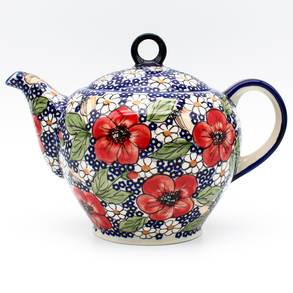 Victorian Teapot 1.75 qt in Endless Garden