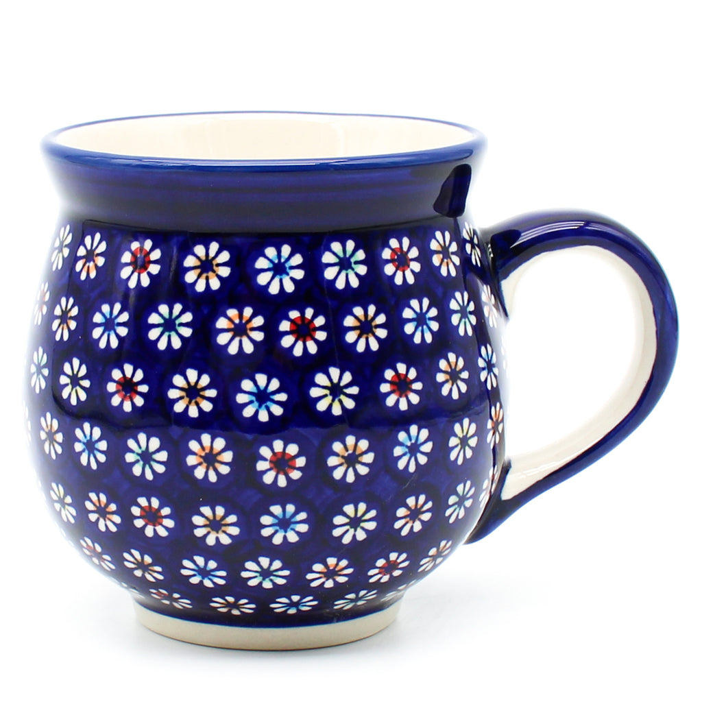 Gentlemen's Cup 16 oz in Tiny Flowers on Blue