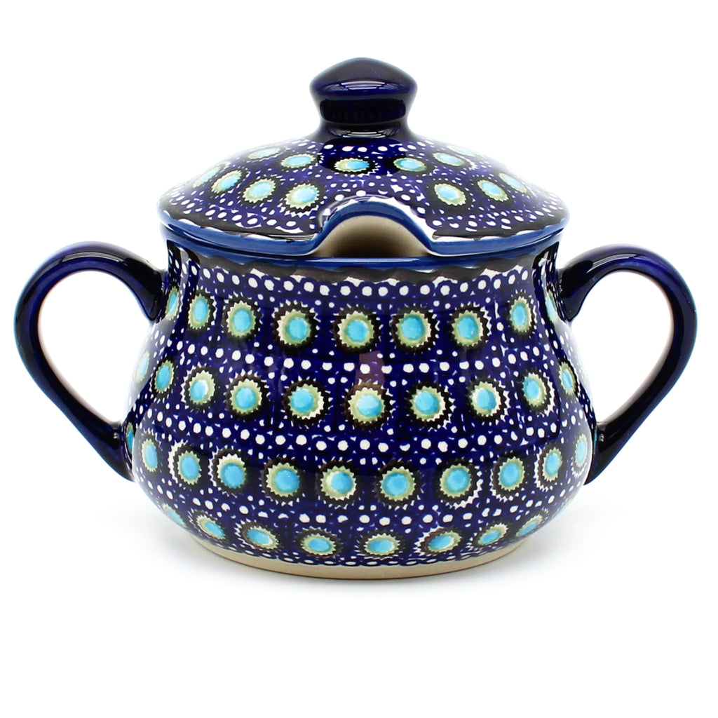 Family Style Sugar Bowl 14 oz in Blue Moon