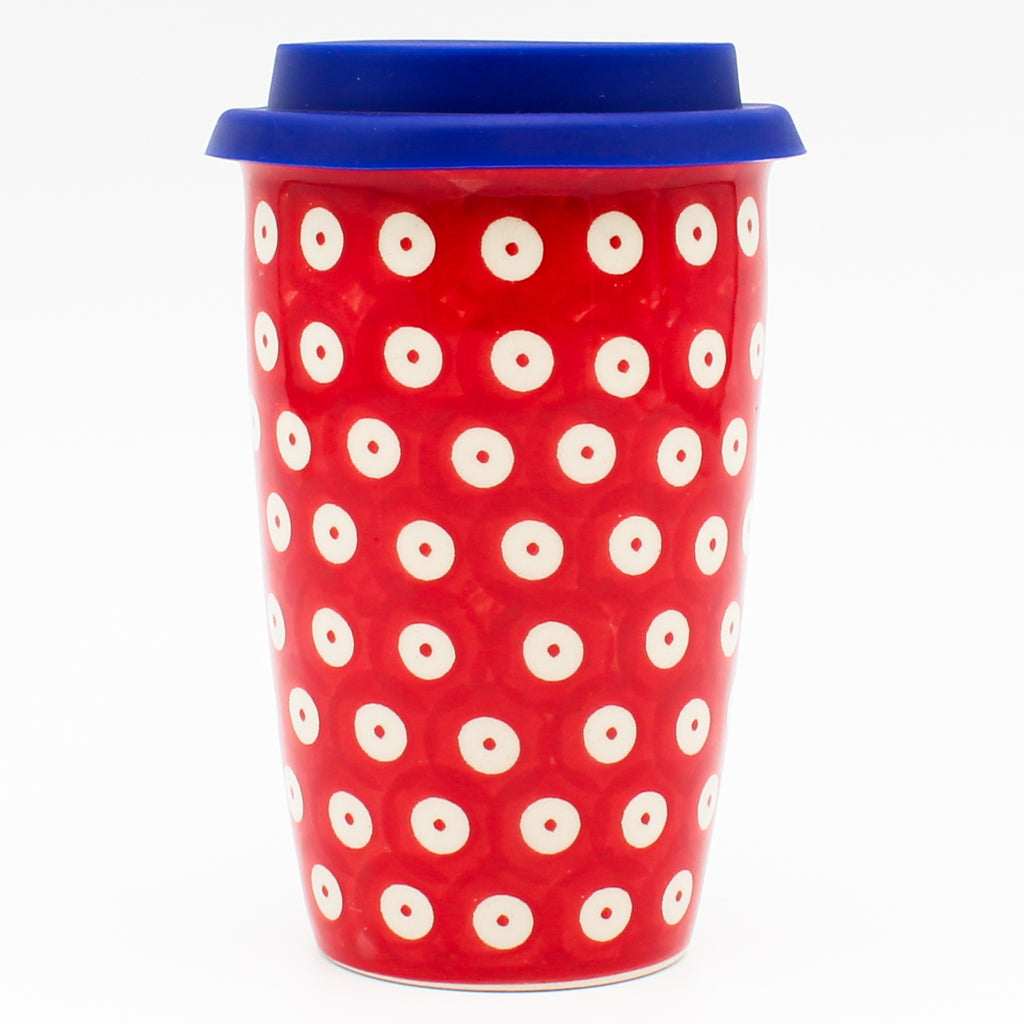 Travel Cup 14 oz in Red Tradition