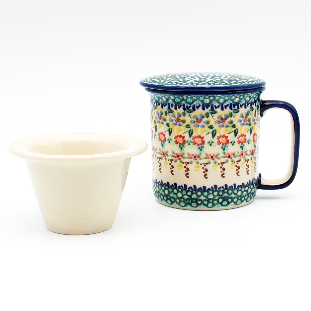 Straight Cup w/Infuser & Cover 12 oz in Country Fall