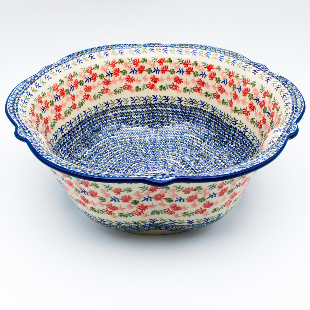 Lg Retro Bowl in Coral Thistle
