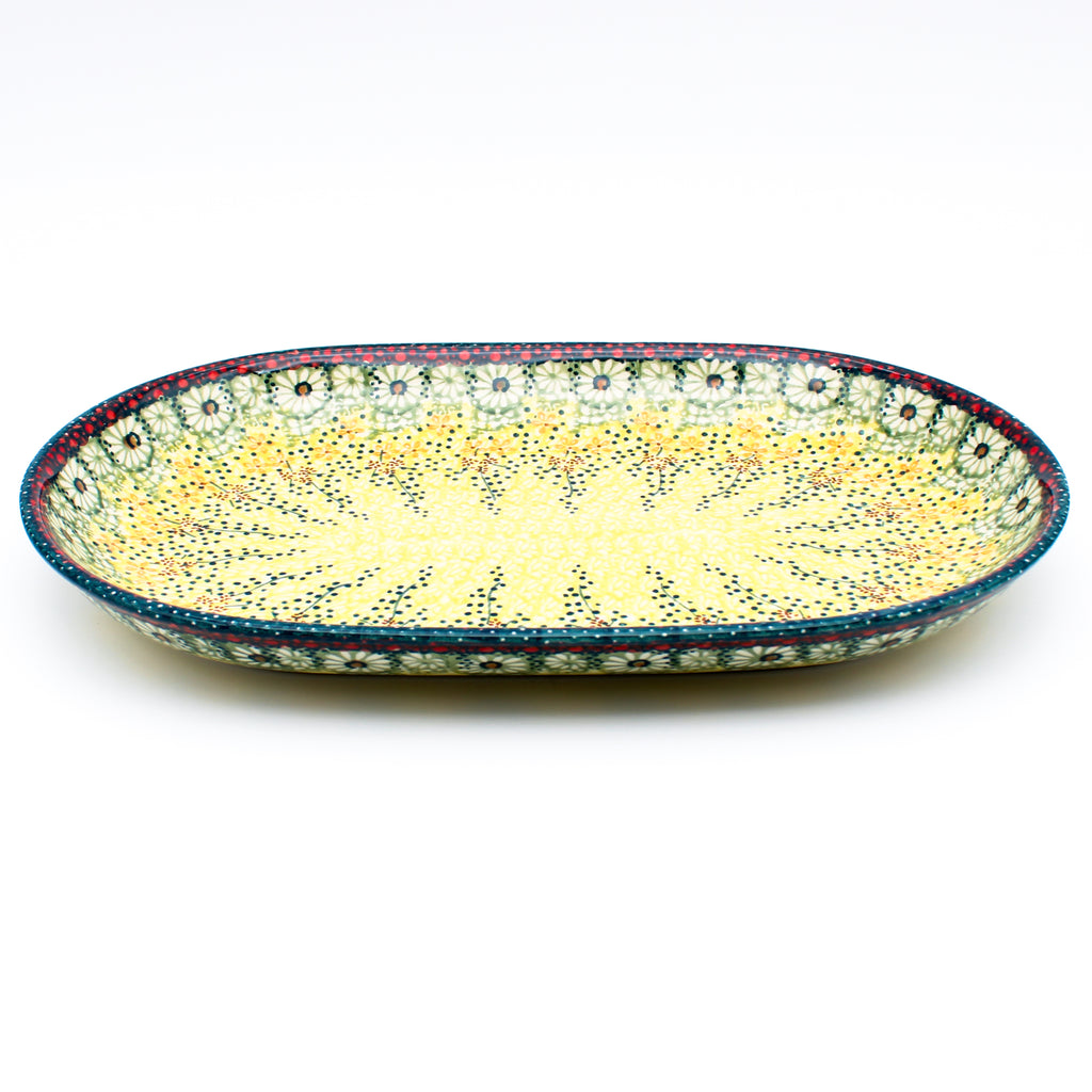 Md Oval Platter in Cottage Decor