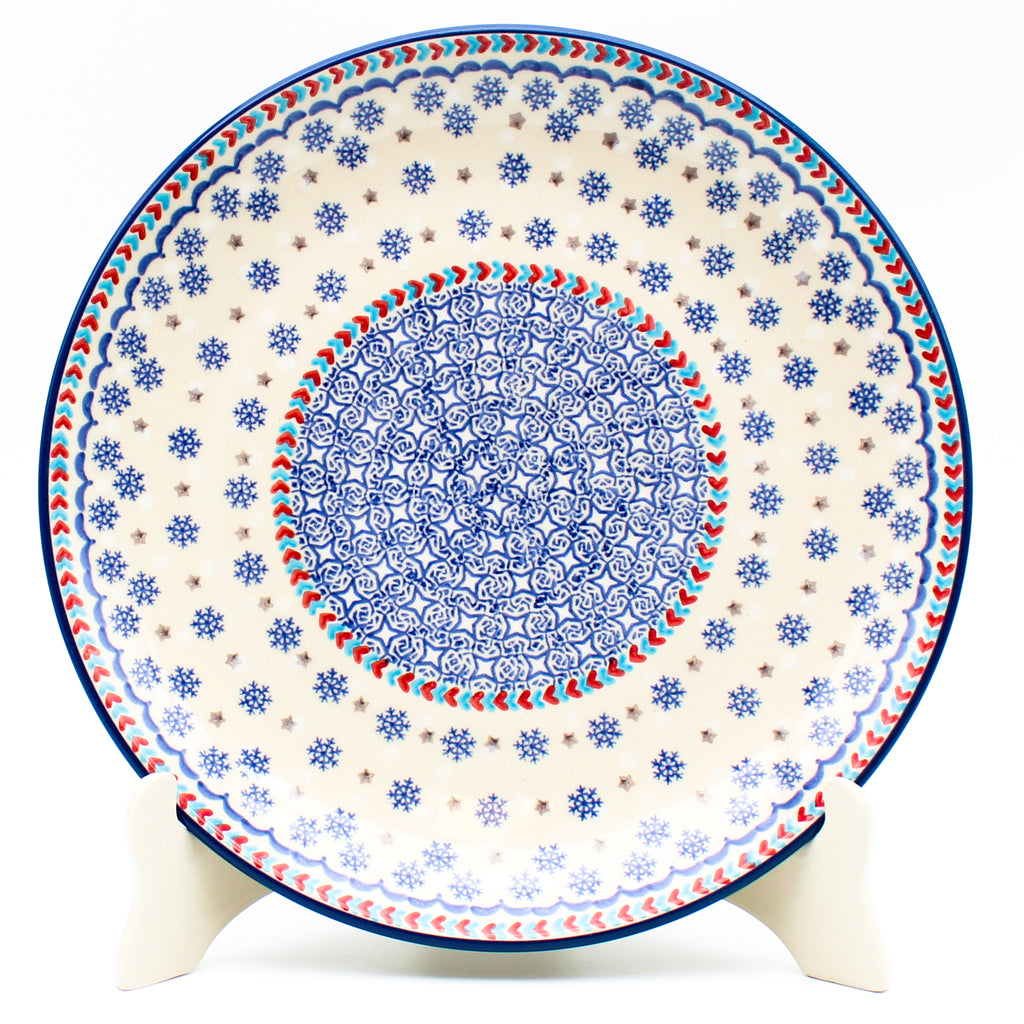 Dinner Plate 10" in Falling Snow