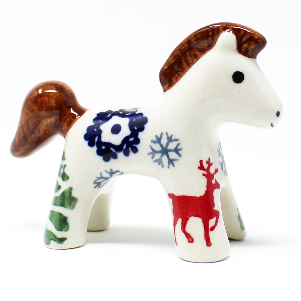 Horse-Ornament in Winter Reindeer